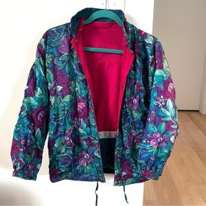 Vintage Floral Multicolor Women's Jacket